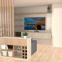 Mueble TV + Listones & Consola Bar